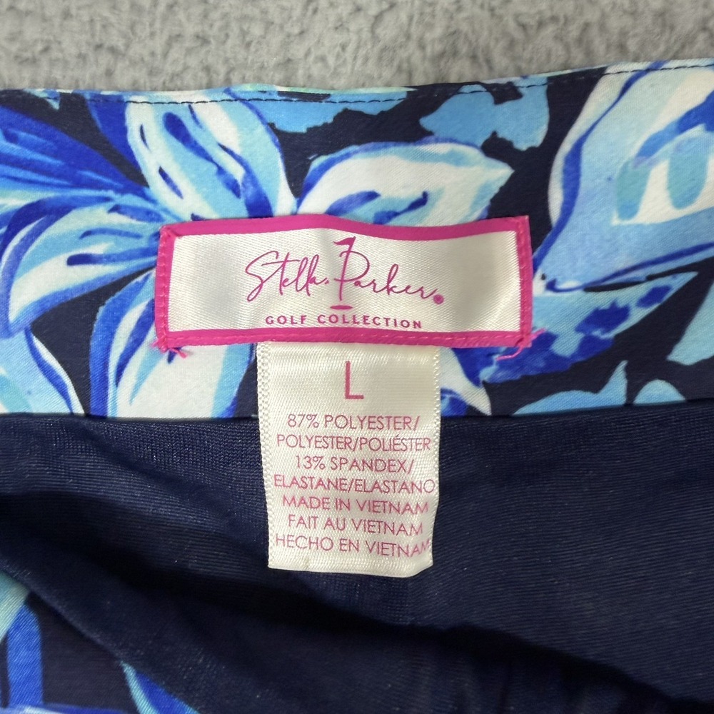 Stella Parker Golf Collection Skort Women's Large Scalloped Edge Blue Tennis - Picture 3 of 8